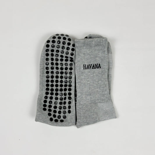 Silicon Grey Havana Socks