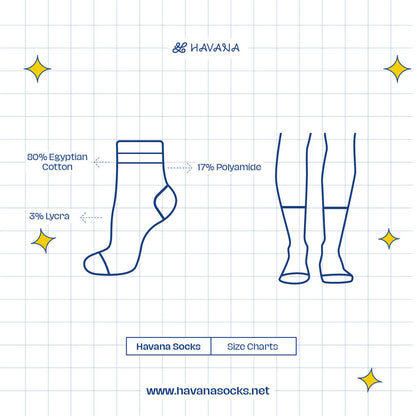 Silicon Black Havana Socks