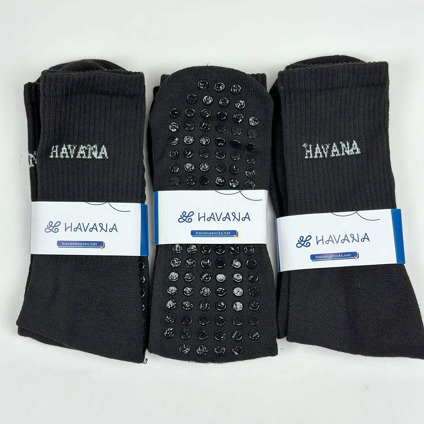 Silicon Black 3 pack Havana Socks