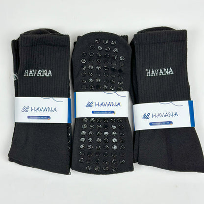 Silicon Black 3 pack Havana Socks