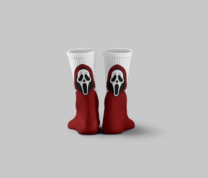 Red Horror Socks