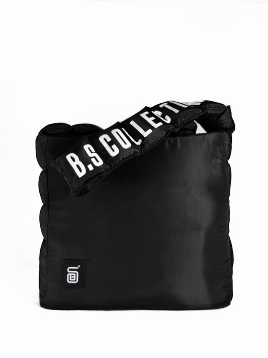 Waterproof Spanish Fabric Shoulder Bag – Black