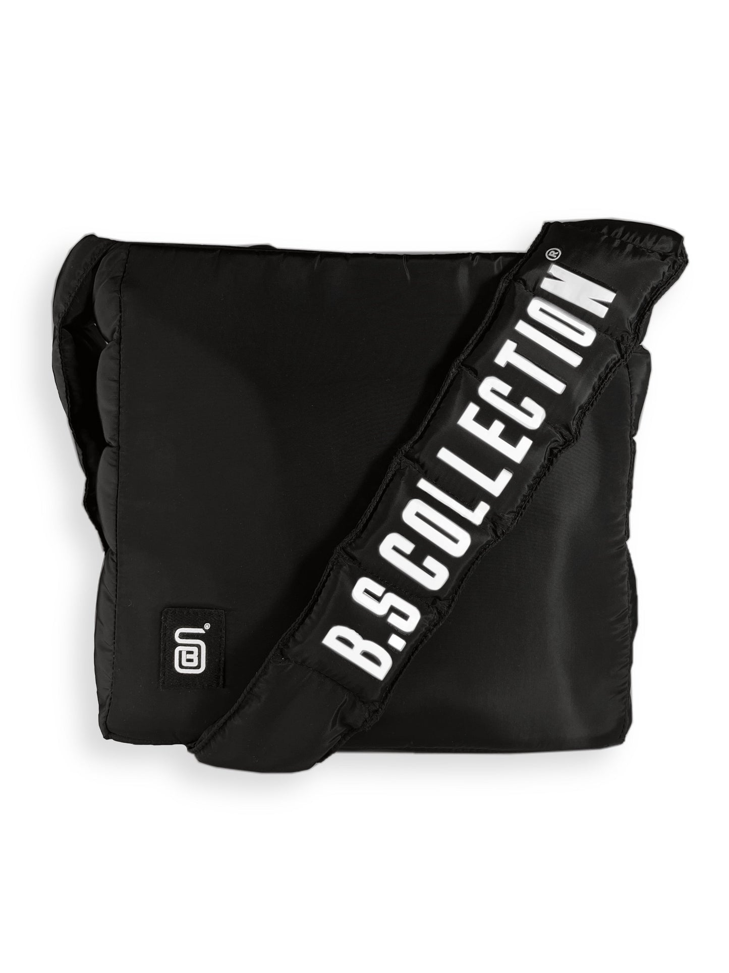 Waterproof Spanish Fabric Shoulder Bag – Black