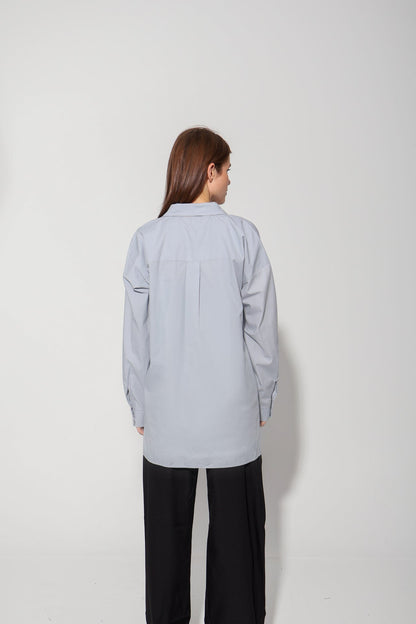 Egyptian Cotton Solid Maternity Shirt