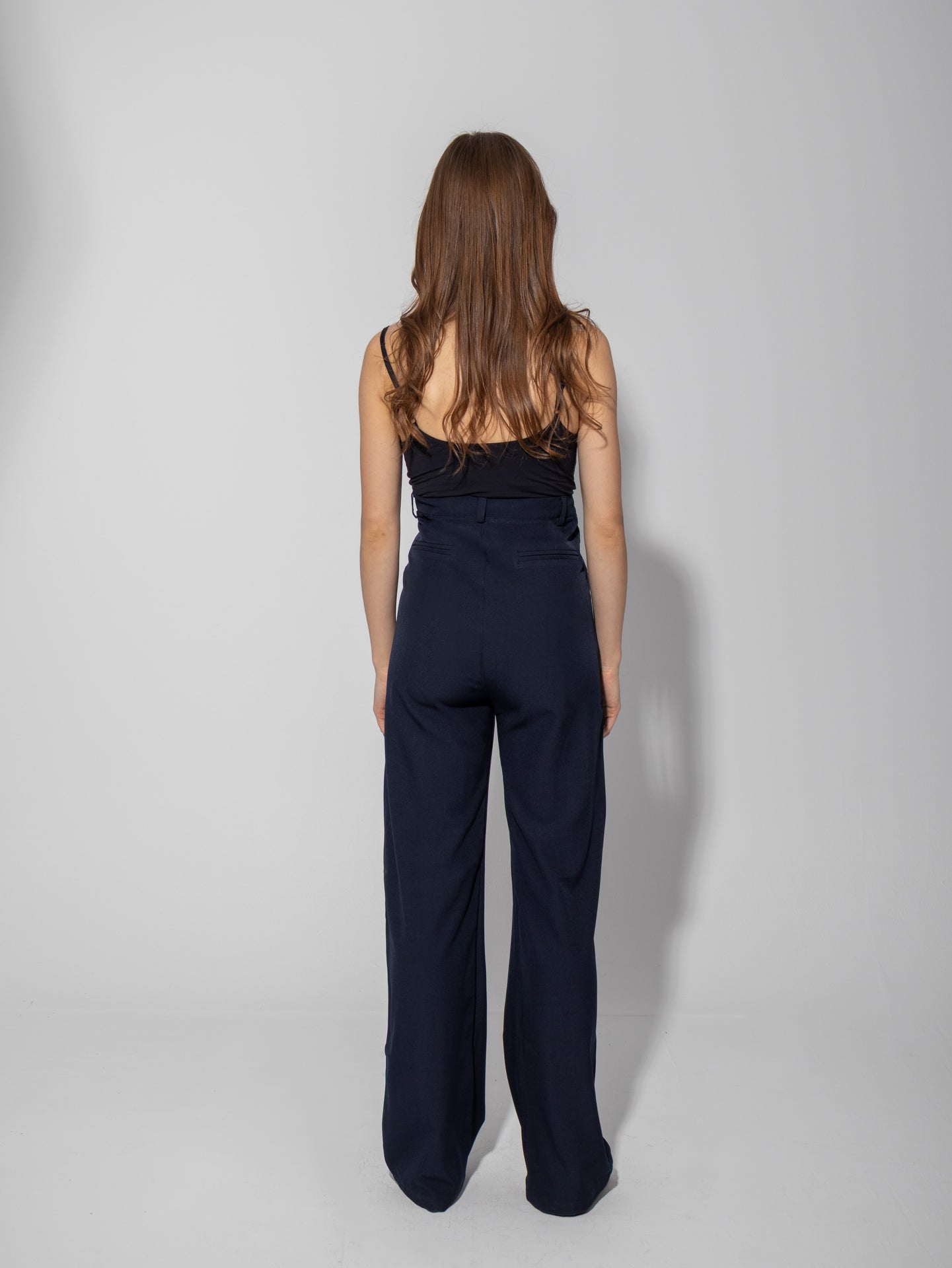Tailored Formal Over-Belly Straight-Leg Maternity Pants