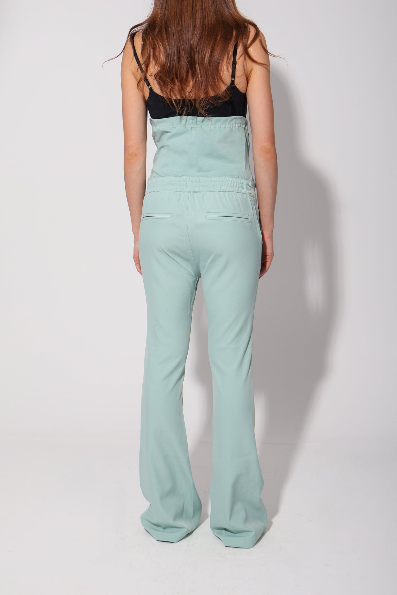Tailored Formal Over-Belly Flare Maternity Pants