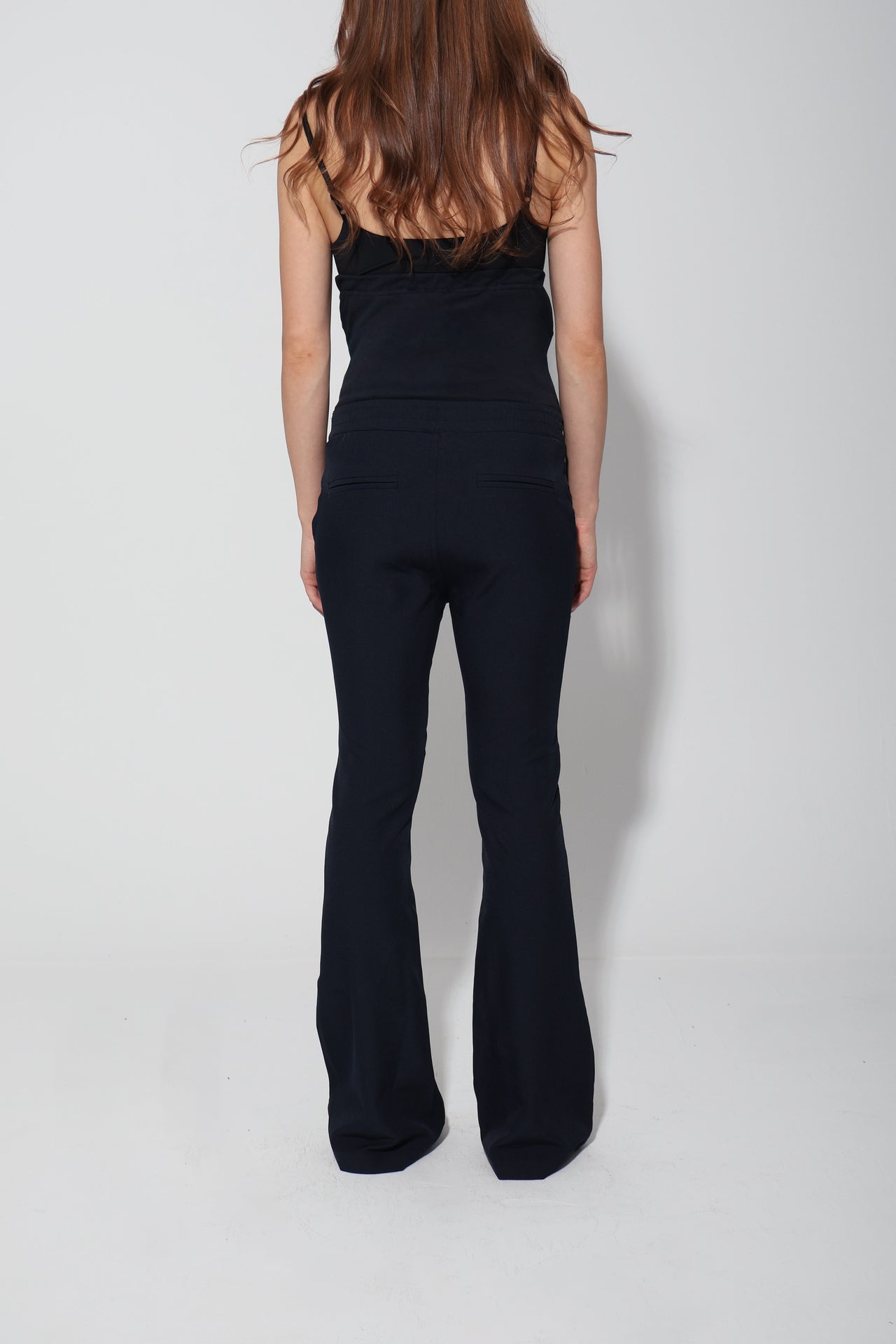 Tailored Formal Over-Belly Flare Maternity Pants