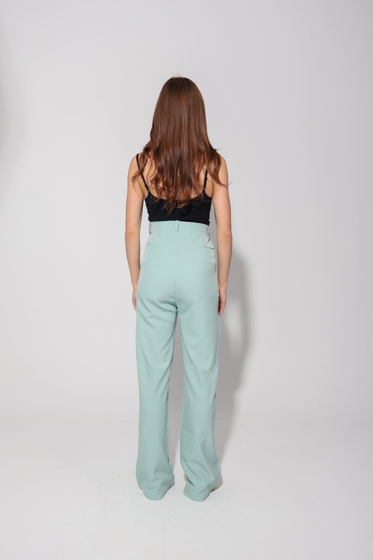 Tailored Formal Over-Belly Straight-Leg Maternity Pants
