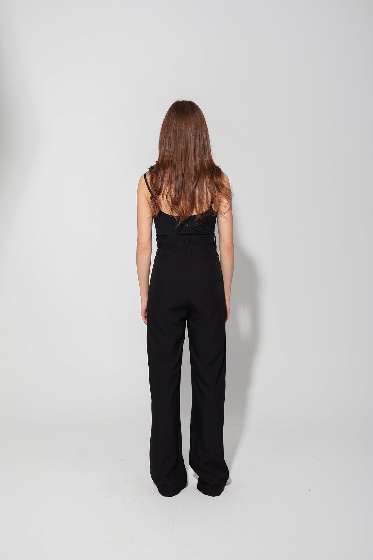 Tailored Formal Over-Belly Straight-Leg Maternity Pants