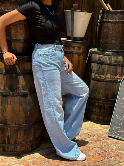 Cotton Basic Fitted T-Shirt – Black