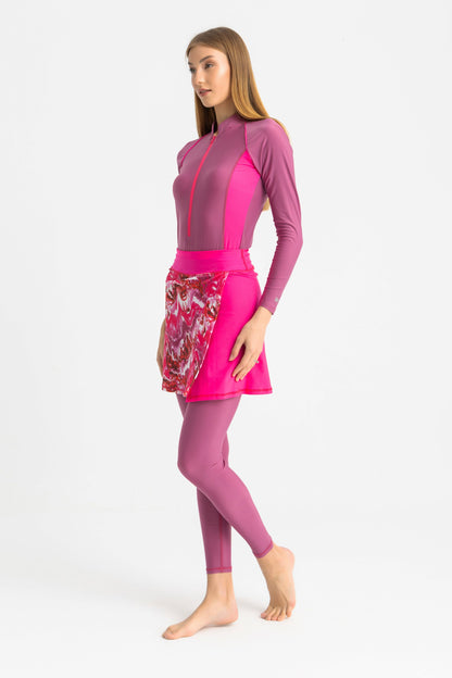 Lycra Feel Free Swimsuit - Pink