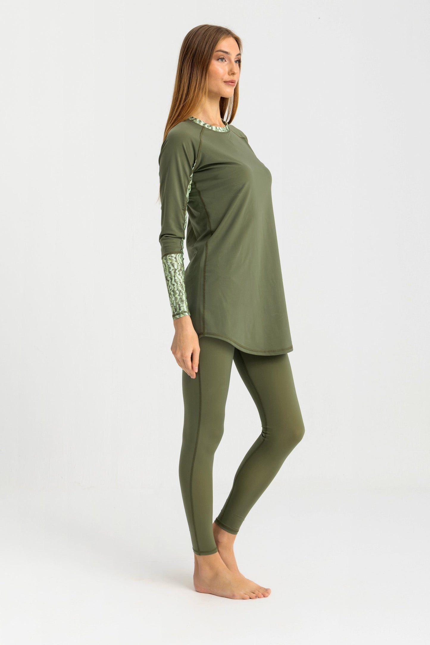 Lycra Ocean Sense Swimsuit - Olive