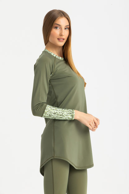 Lycra Ocean Sense Swimsuit - Olive