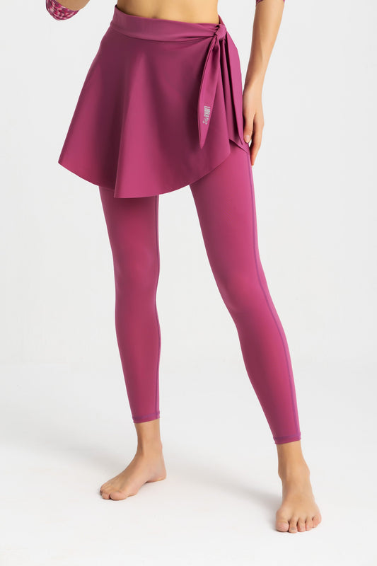 Lycra Wave Cover-Up Skirt - Pink