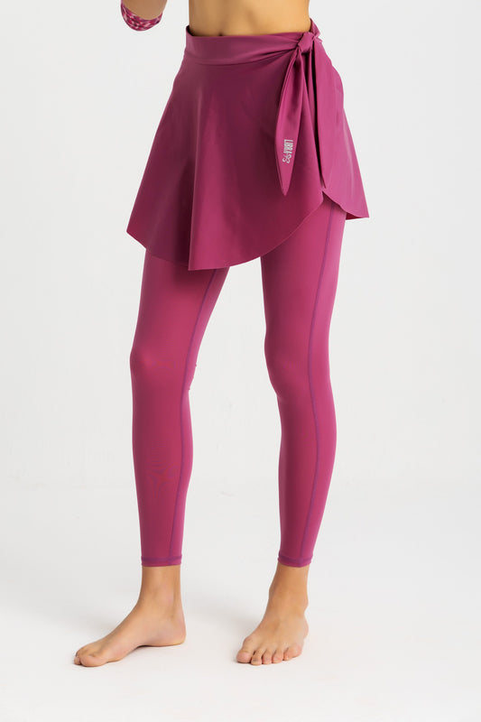 Lycra Wave Cover-Up Skirt - Pink