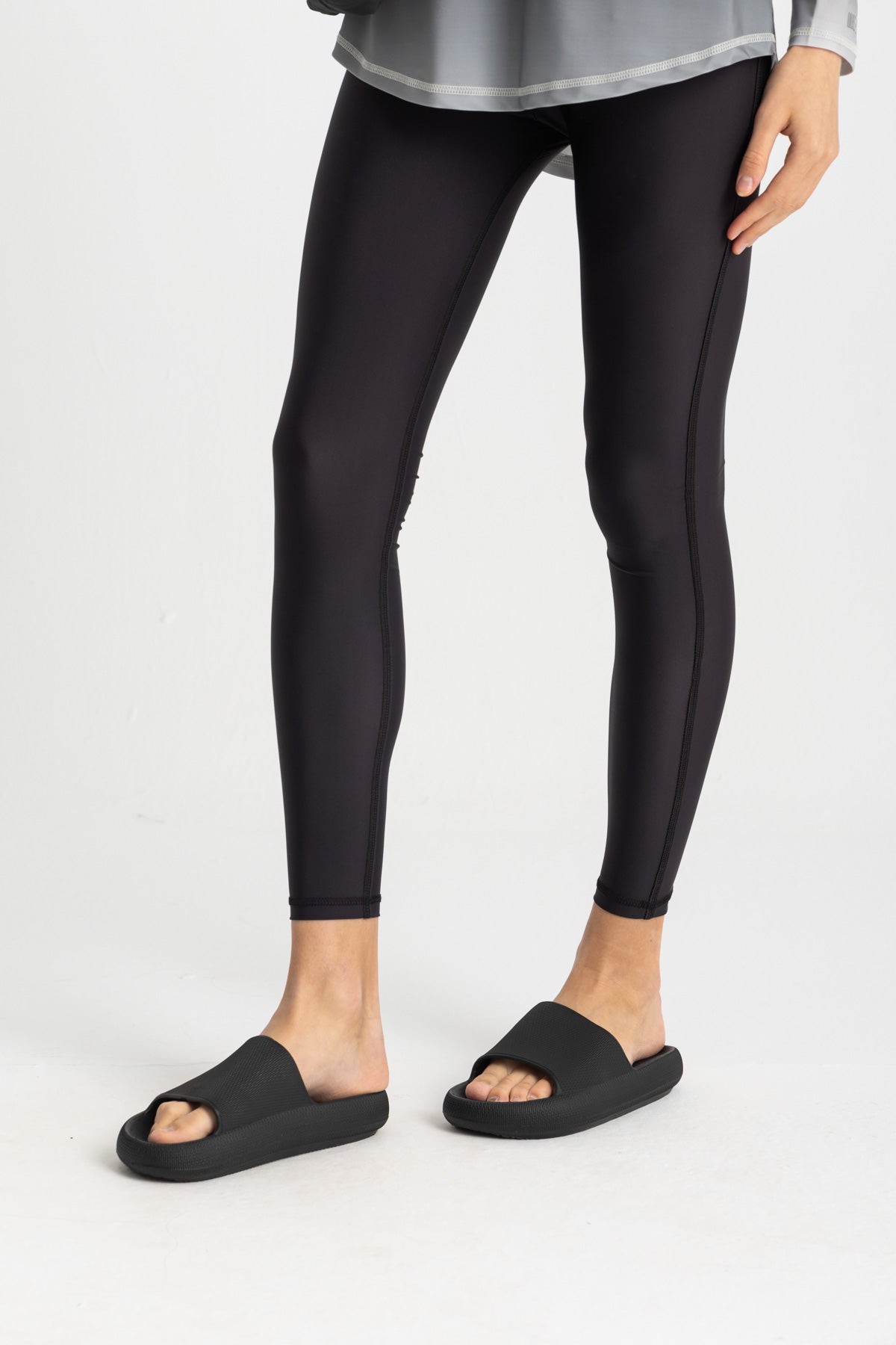 EVA Foam Beach Slides – Black