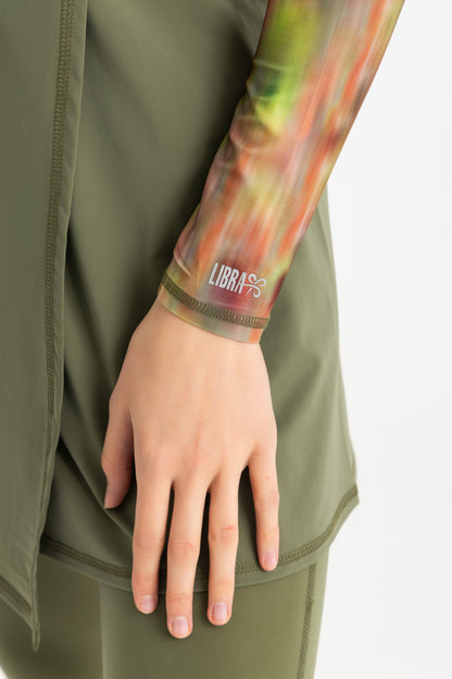 Lycra Motion Wave Swim Top - Multicolor