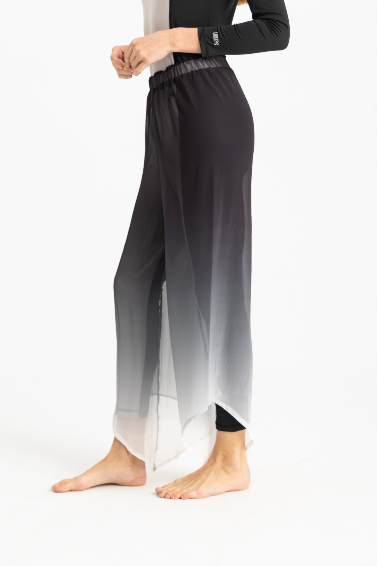 Chiffon Cover Up Pants - Multicolor