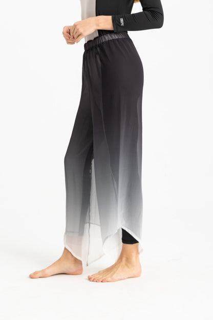 Chiffon Cover Up Pants - Multicolor