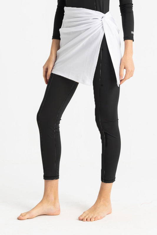 Lycra Beach Wrap - White