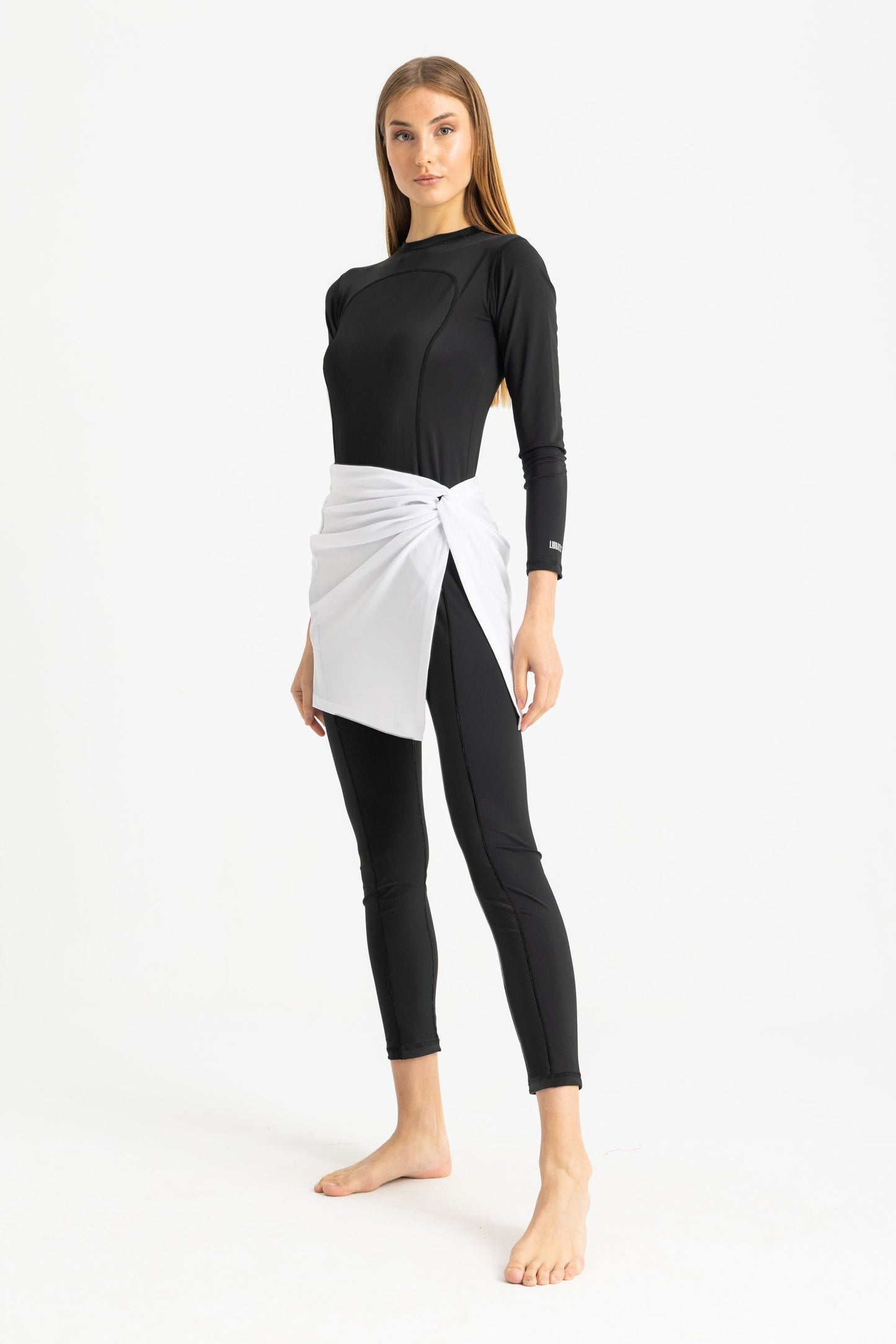 Lycra Beach Wrap - White