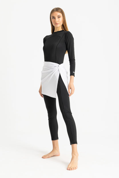 Lycra Beach Wrap - White