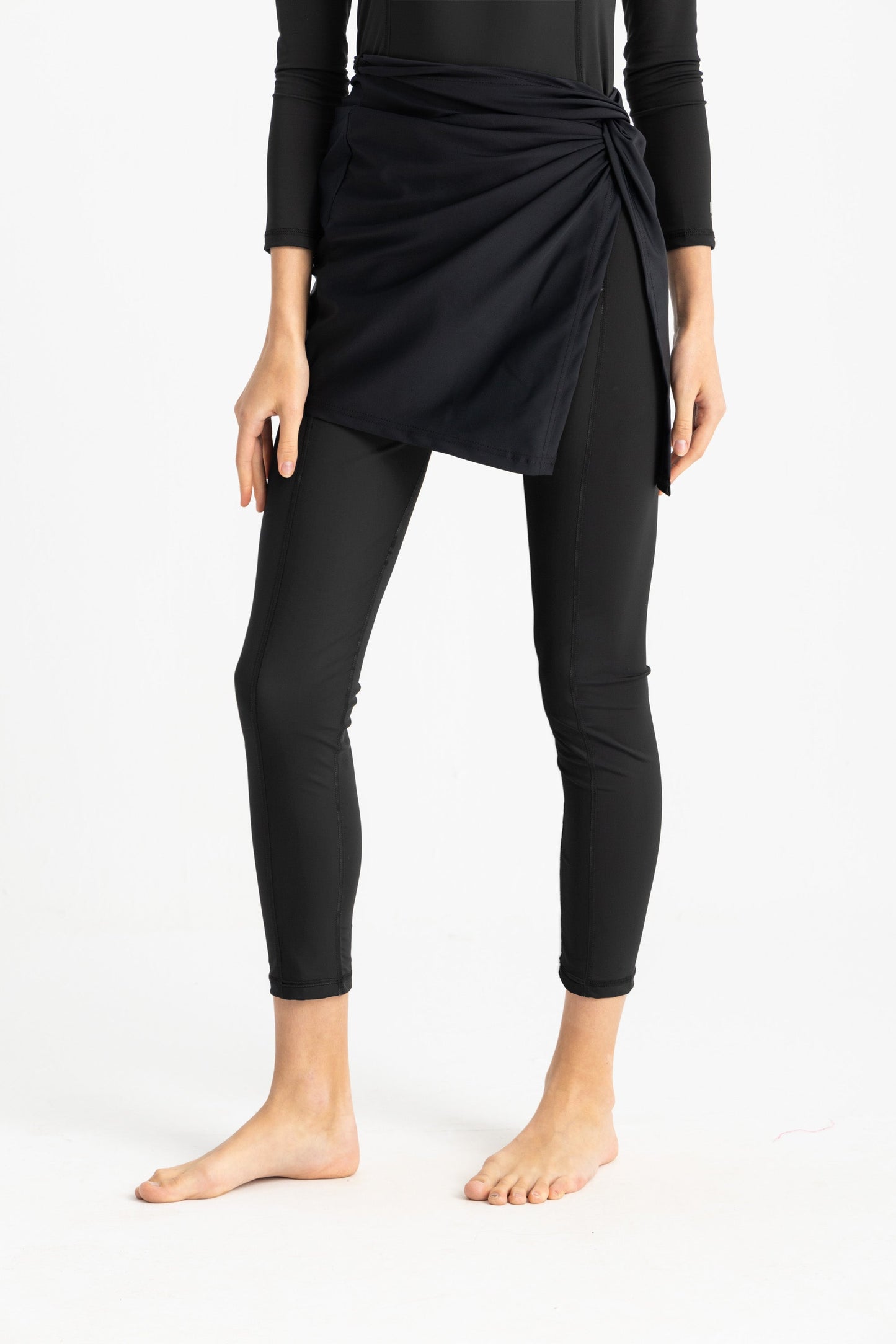 Lycra Beach Wrap - Black