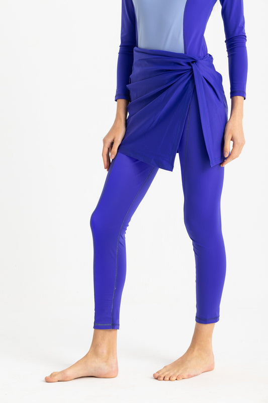 Lycra Beach Wrap - Blue