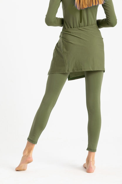 Lycra Beach Wrap - Olive