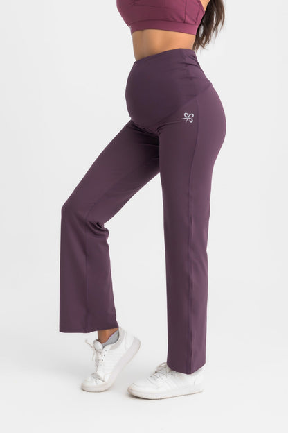 Lycra Gentle Bump Pants - Plum