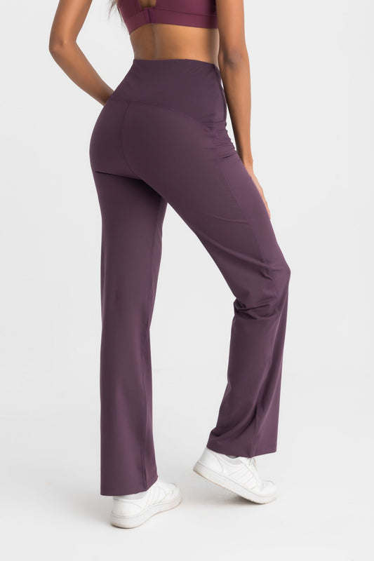 Lycra Gentle Bump Pants - Plum