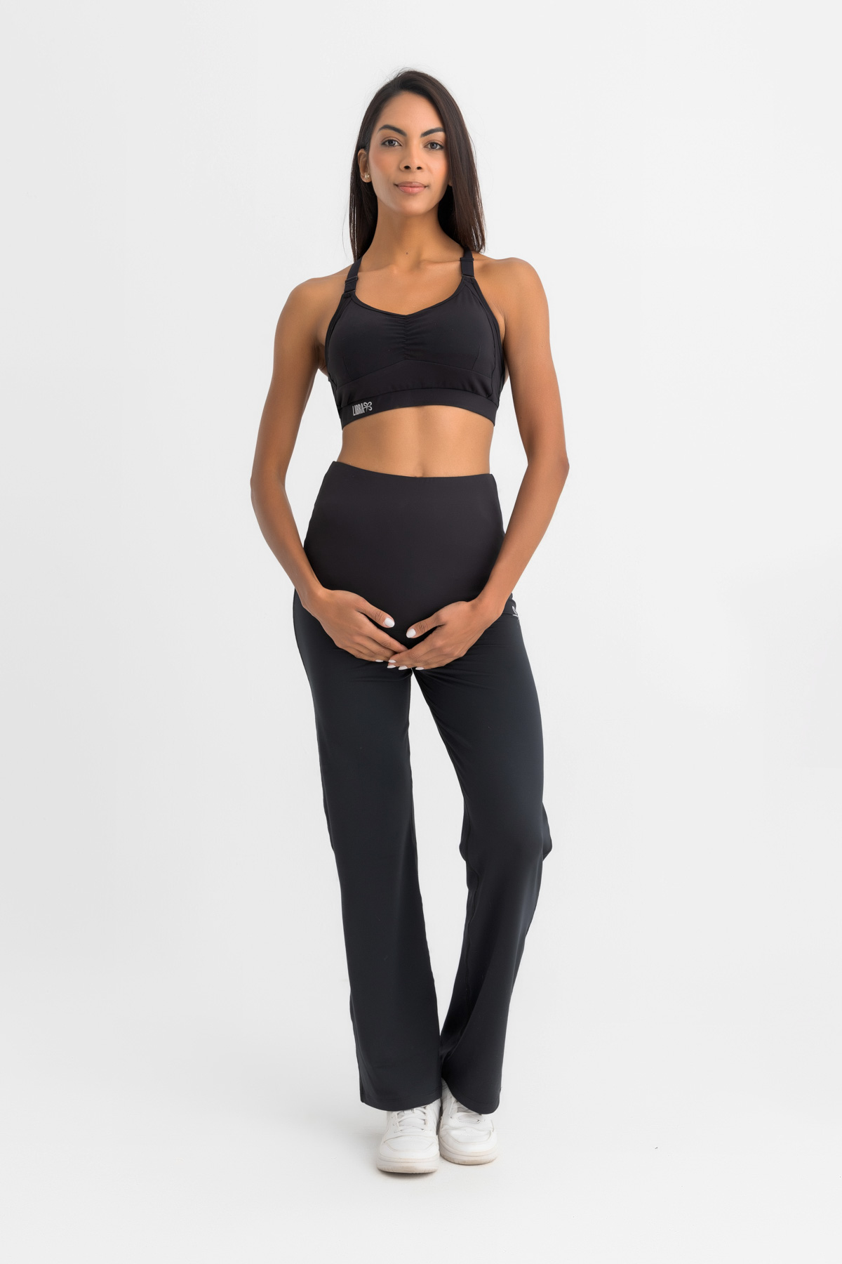 Lycra Gentle Bump Pants - Black