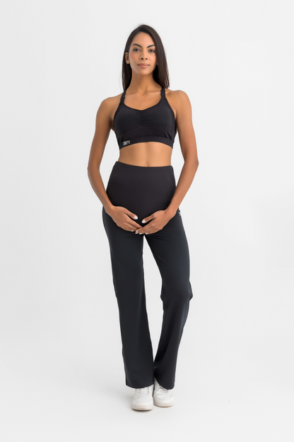 Lycra Gentle Bump Pants - Black