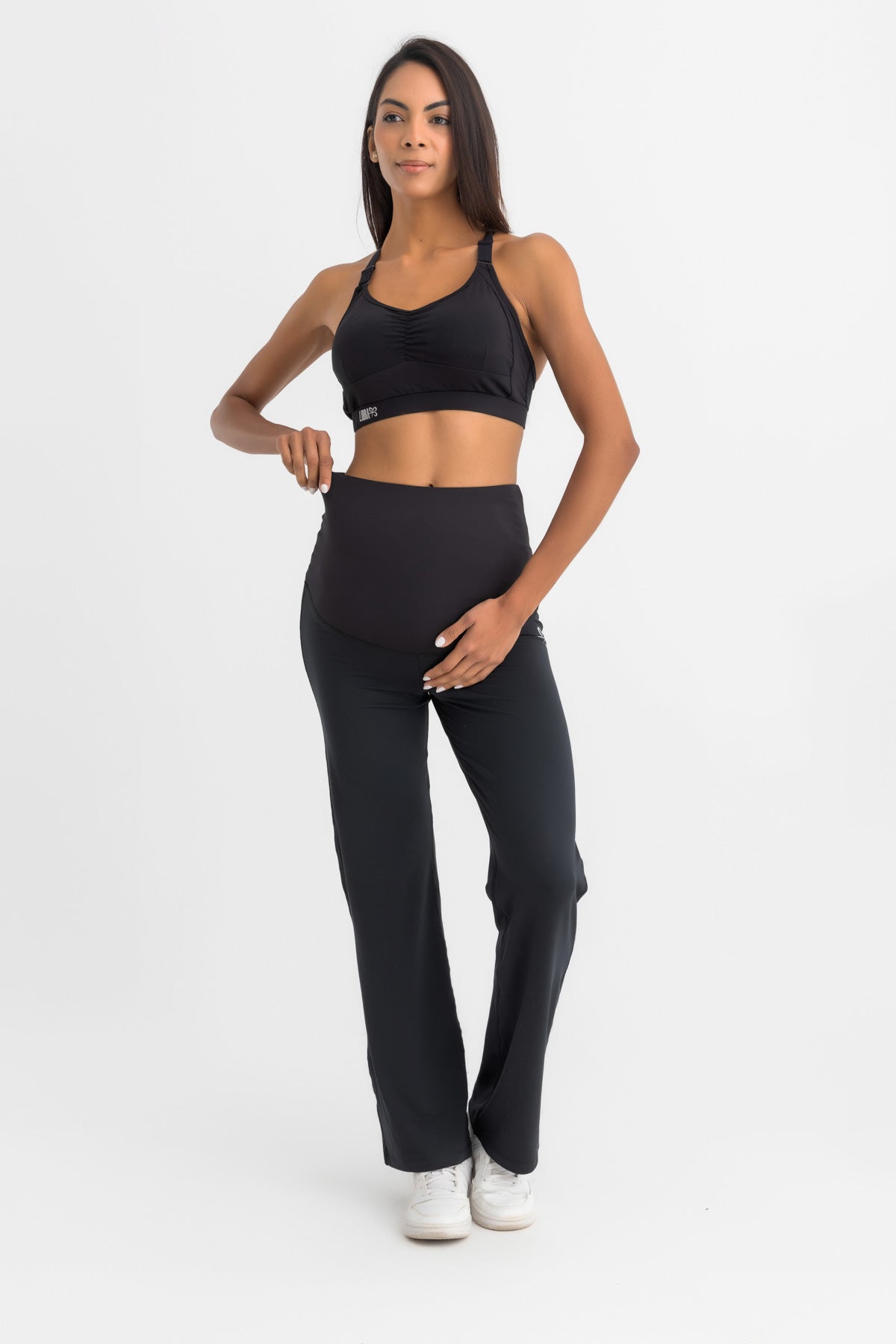 Lycra Gentle Bump Pants - Black