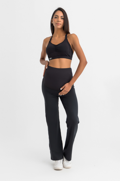 Lycra Gentle Bump Pants - Black