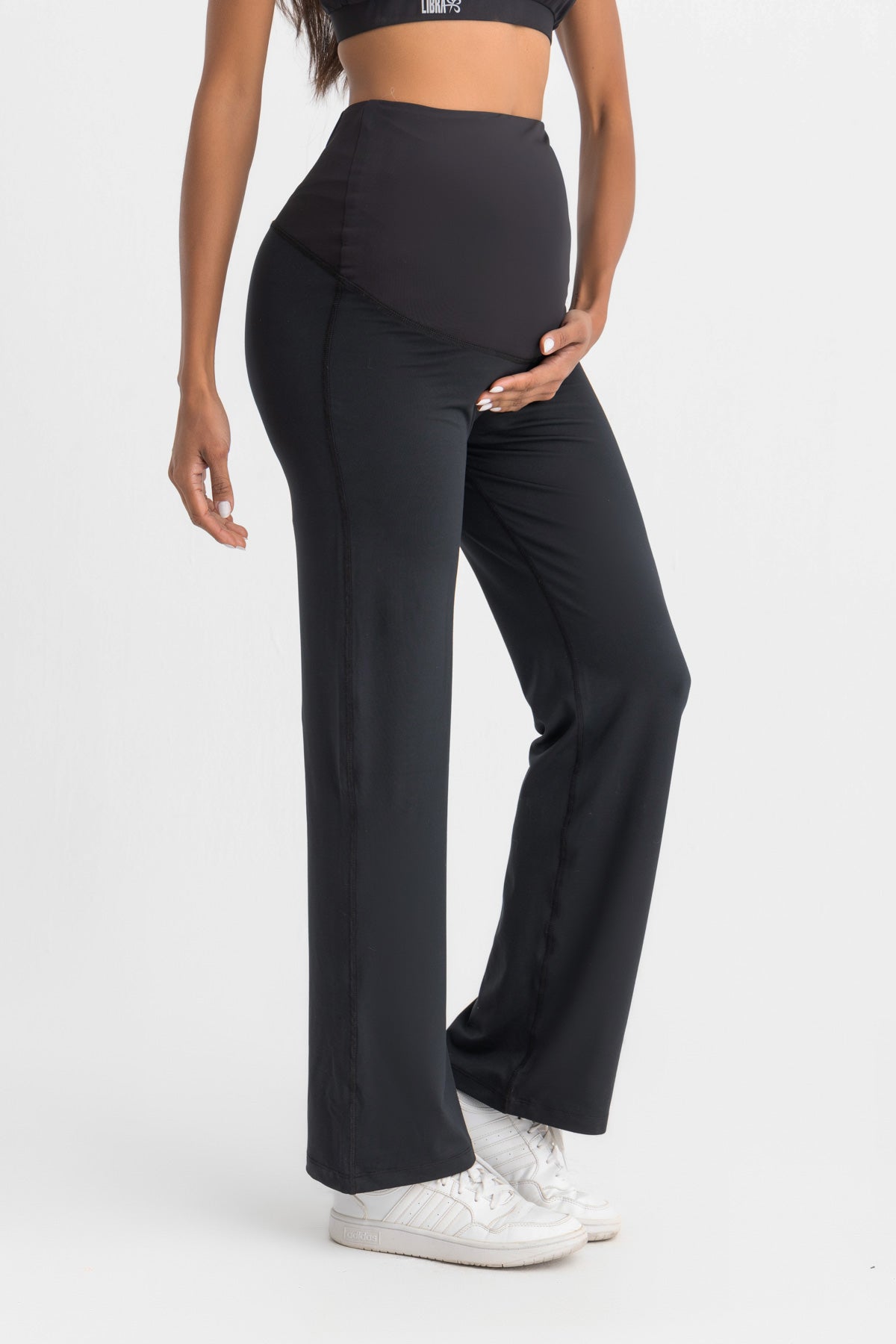 Lycra Gentle Bump Pants - Black