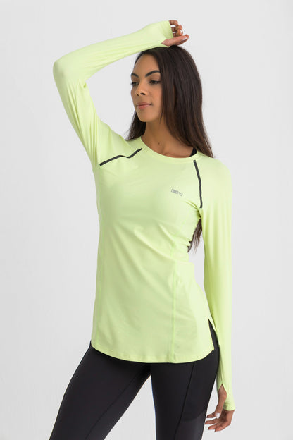 Lycra Endura Long Sleeve Top - Kiwi