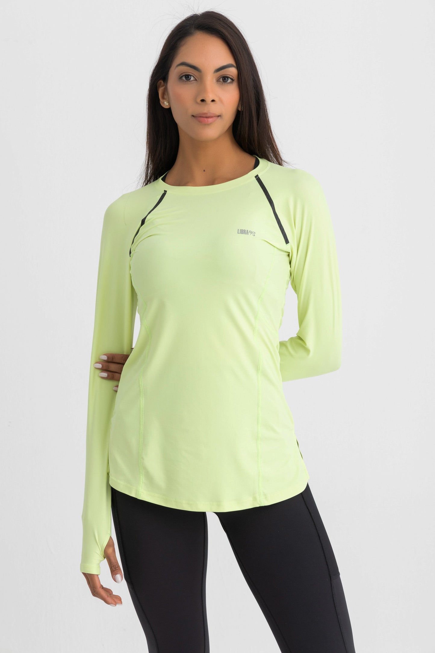 Lycra Endura Long Sleeve Top - Kiwi