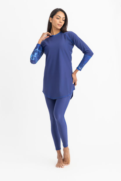 Lycra Ocean Sense Swimsuit - Dark Blue