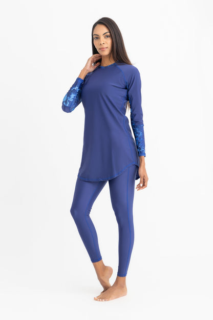 Lycra Ocean Sense Swimsuit - Dark Blue