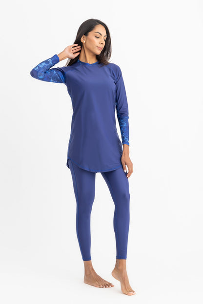 Lycra Ocean Sense Swimsuit - Dark Blue