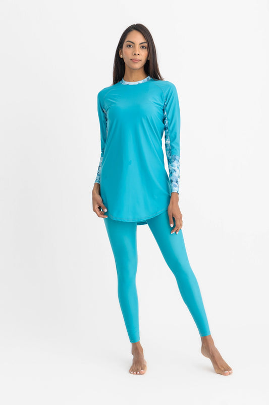 Lycra Ocean Sense Swimsuit - Blue