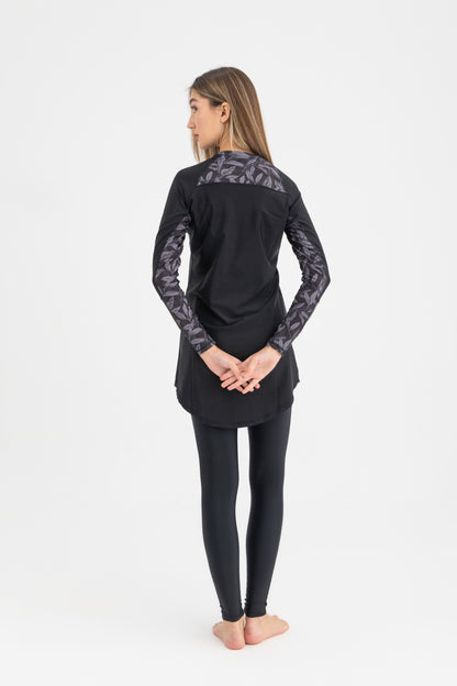 Lycra Ocean Sense Swimsuit - Black