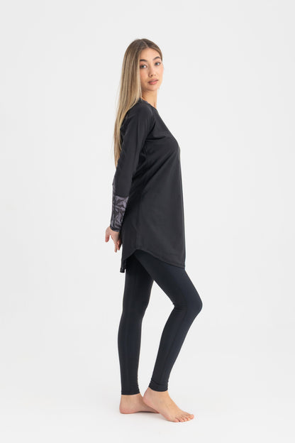 Lycra Ocean Sense Swimsuit - Black