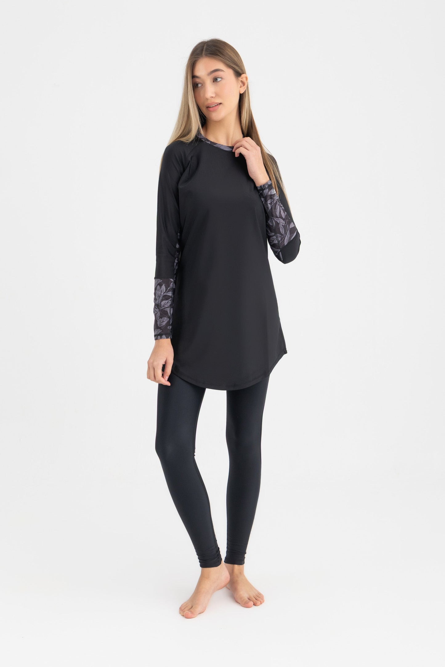 Lycra Ocean Sense Swimsuit - Black