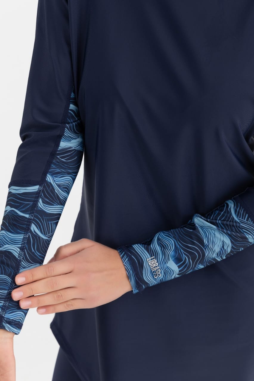 Lycra Ocean Sense Swimsuit - Midnight Blue