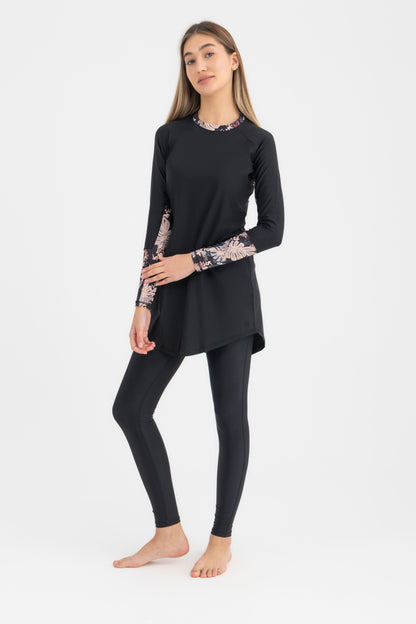 Lycra Ocean Sense Swimsuit - Black