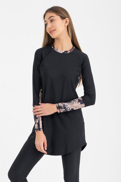 Lycra Ocean Sense Swimsuit - Black