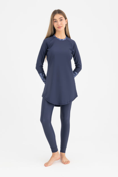 Lycra Ocean Sense Swimsuit - Navy