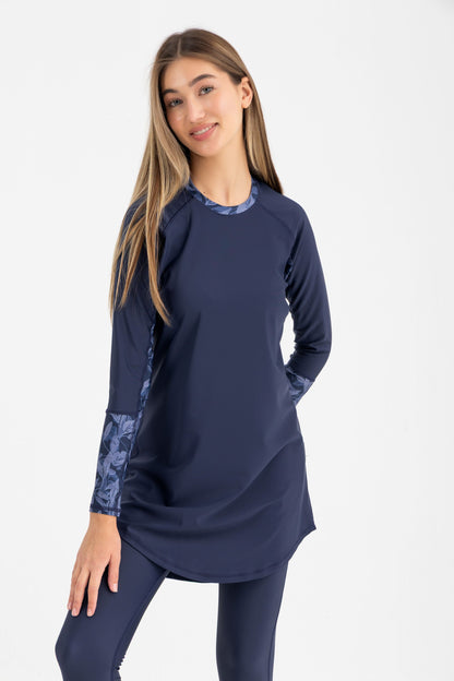 Lycra Ocean Sense Swimsuit - Navy